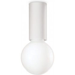 Petit pl1 Μονό Σποτ με Ντουί E27 σε Λευκό Χρώμα  Ideal Lux