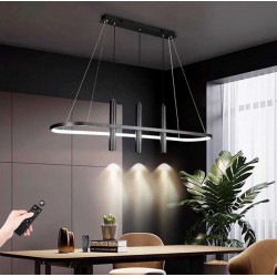 Κρεμαστό Φωτιστικό Μαύρο LED CADIZ ATMAN