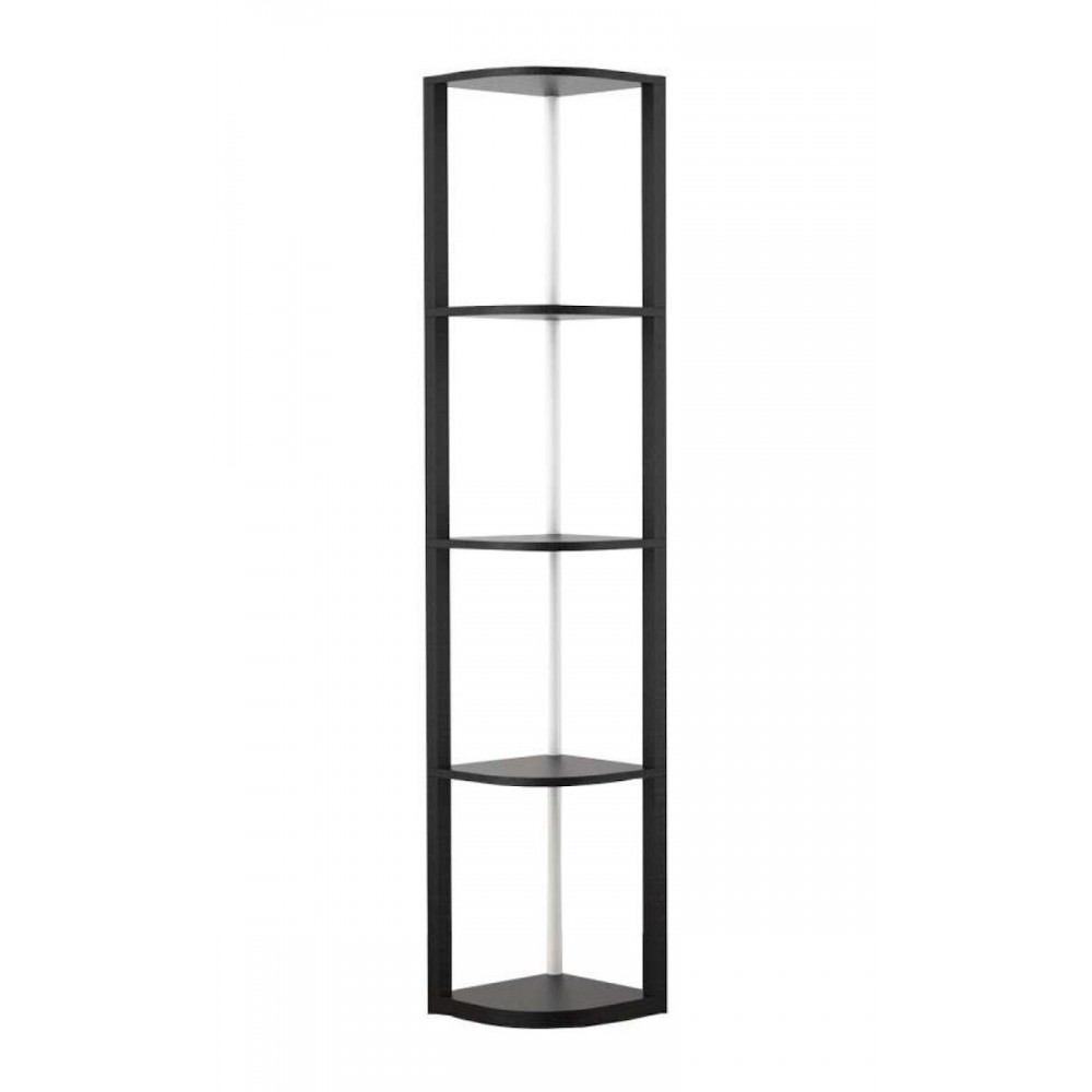 Φωτιστικό LED και Ραφιέρα Δαπέδου HOUSTON Μαύρο- Atman