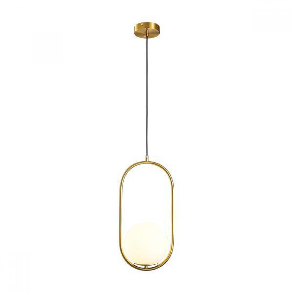ΦΩΤΙΣΤΙΚΟ ΚΡΕΜΑΣΤΟ ΓΥΑΛΙ ΜΟΝΟΦΩΤΟ 1XE27 Φ20*H40CM ΧΡΥΣΟ ARTE ILLUMINA
