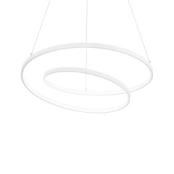 Μοντέρνο Κρεμαστό Φωτιστικό με Ενσωματωμένο LED σε Λευκό Χρώμα - IDEAL LUX