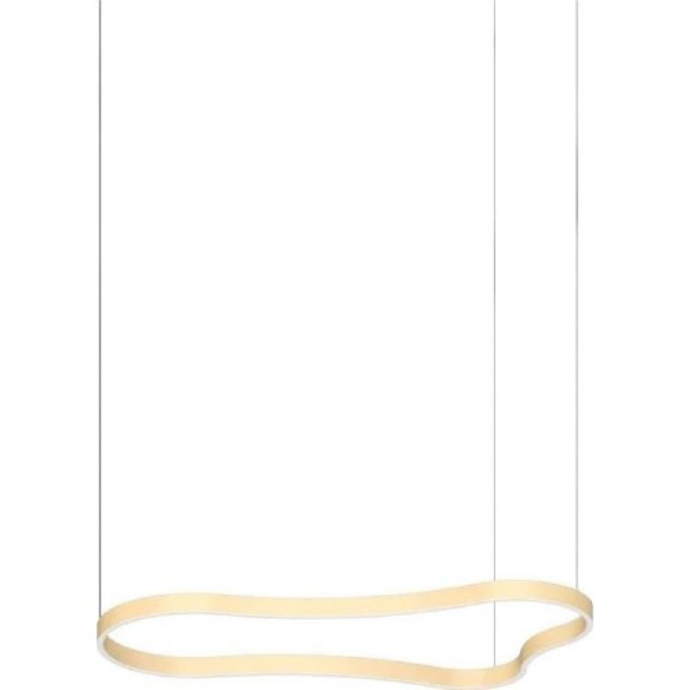 Κρεμαστό Φωτιστικό Χρυσό LED Waves-2 sp L1254 x H2093 x P662,5 mm IDEAL LUX