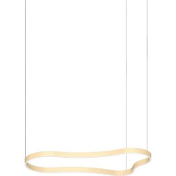 Κρεμαστό Φωτιστικό Χρυσό LED Waves-2 sp L1254 x H2093 x P662,5 mm IDEAL LUX