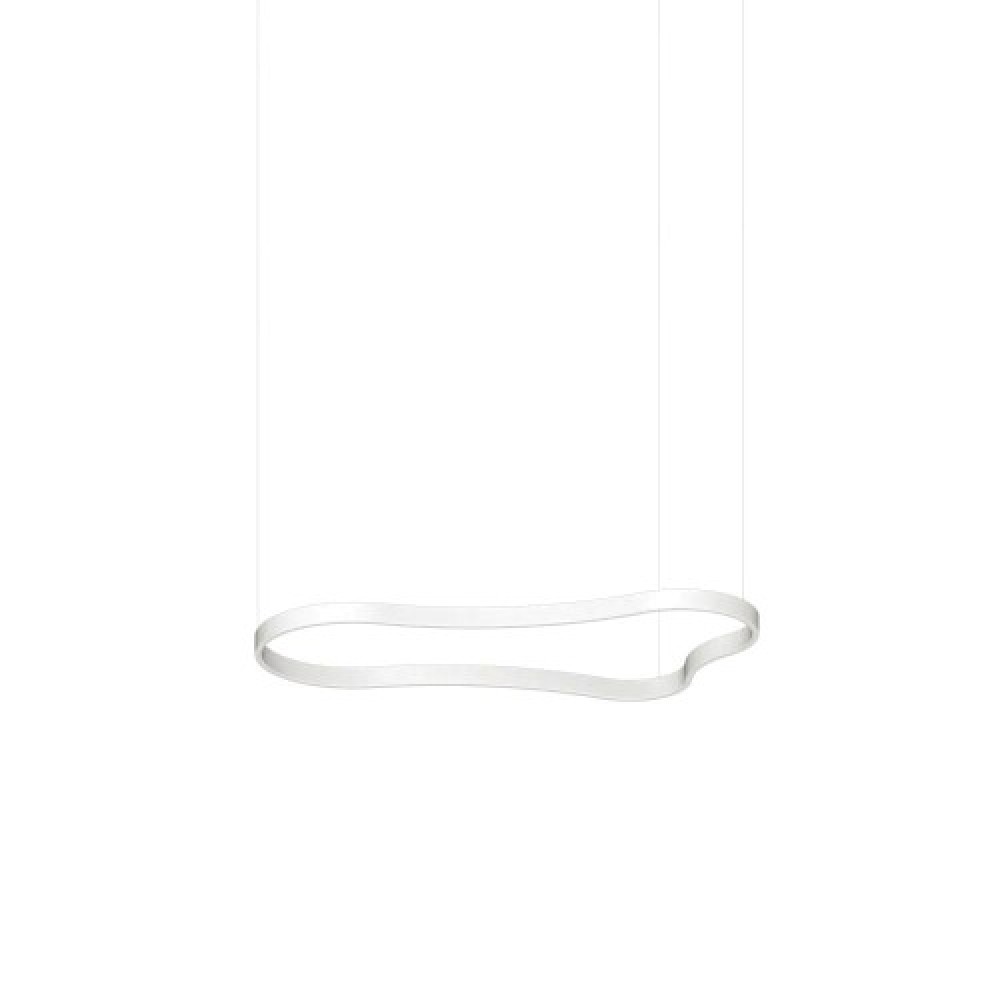 Κρεμαστό Φωτιστικό Λευκό LED Waves-2 sp L1254 x H2093 x P662,5 mm IDEAL LUX