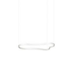 Κρεμαστό Φωτιστικό Λευκό LED Waves-2 sp L1254 x H2093 x P662,5 mm IDEAL LUX