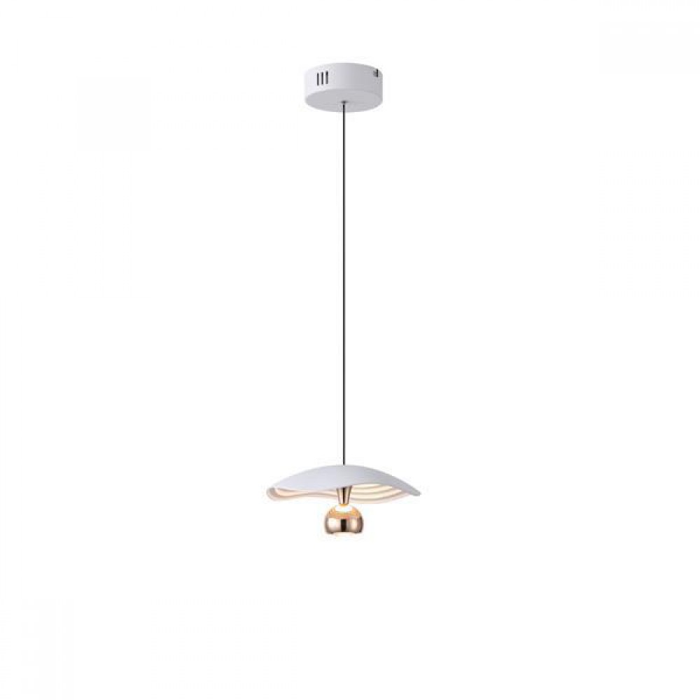 ΦΩΤΙΣΤΙΚΟ ΚΡΕΜΑΣΤΟ ΑΛΟΥΜΙΝΙΟ LED 8W 3000Κ 400Lm Φ230mm ΧΡΥΣΟ ARTE ILLUMINA ENIGMA