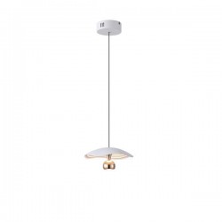ΦΩΤΙΣΤΙΚΟ ΚΡΕΜΑΣΤΟ ΑΛΟΥΜΙΝΙΟ LED 8W 3000Κ 400Lm Φ230mm ΧΡΥΣΟ ARTE ILLUMINA ENIGMA
