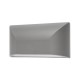 ΑΠΛΙΚΑ ΤΟΙΧΟΥ LED SLIM 6W IP65 220-240V 4000K 220X51X113mm ΓΚΡΙ PRO ARTE ILLUMINA