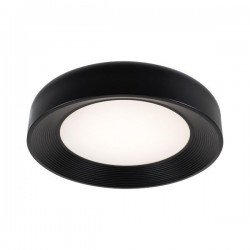 ΠΛΑΦΟΝΙΕΡΑ ΜΕΤΑΛΛΙΚΗ 40W 2262Lm 3000K 500x500x100mm ΜΑΥΡΟ ARTE ILLUMINA UPON