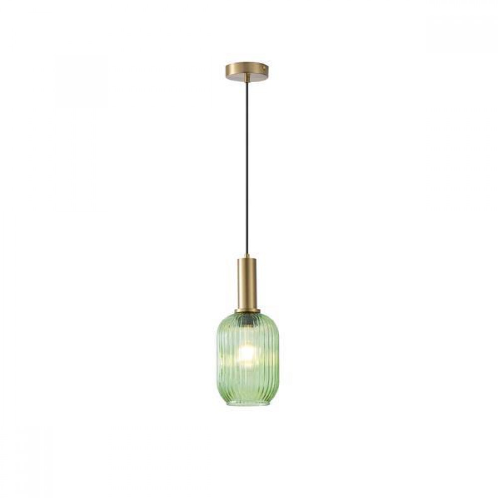 ΦΩΤΙΣΤΙΚΟ ΚΡΕΜΑΣΤΟ ΑΝΑΓΛΥΦΟ ΓΥΑΛΙ 1XΕ27 MAX 15W 130X200X1200mm ΠΡΑΣΙΝΟ ARTE ILLUMINA TOPAZ