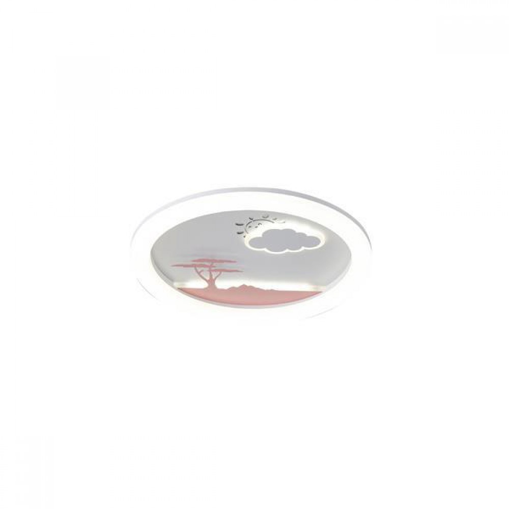 ΠΛΑΦΟΝΙΕΡΑ LED 60W Φ50 6120Lm 3000K 3CCT(3000-4000-6000K) 3000-4000-6500K 480x65mm ΛΕΥΚΟ-ΡΟΖ ARTE ILLUMINA ALEGRE