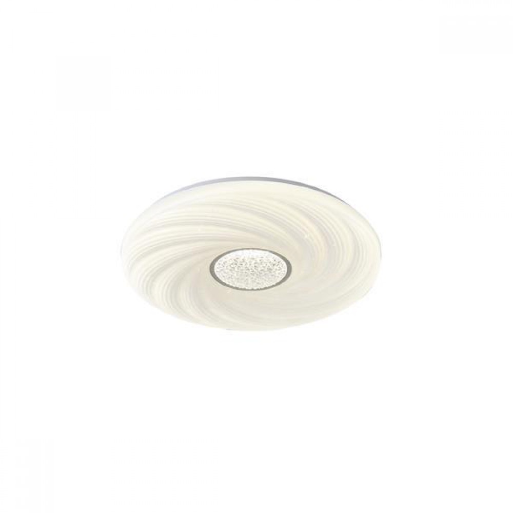 ΠΛΑΦΟΝΙΕΡΑ ΠΛΑΣΤΙΚΗ LED 60W 5580Lm 3000K 3CCT 3000-4000-6500K Φ480x75mm ΛΕΥΚΟ ARTE ILLUMINA TRIANO