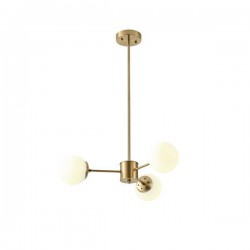 ΦΩΤΙΣΤΙΚΟ ΚΡΕΜΑΣΤΟ 3XΕ27 Max 15W 620X730mm ΛΕΥΚΟ ARTE ILLUMINAPUFF