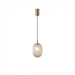 ΦΩΤΙΣΤΙΚΟ ΚΡΕΜΑΣΤΟ ΓΥΑΛΙ 1XE27 Max 15w 150X230mm ΚΟΝΙΑΚ ARTE ILLUMINA CANDY