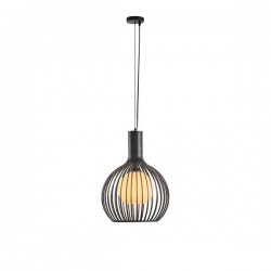 ΦΩΤΙΣΤΙΚΟ ΚΡΕΜΑΣΤΟ ΜΕΤΑΛΛΟ 1XE27 Max 15w 340x340x1520mm MAΥΡΟ ARTE ILLUMINA AIRY