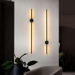 Φωτιστικό απλίκα τοίχου σε μαύρο χρώμα CCT 12W Atman