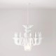 Κρεμαστό φωτιστικό με κλασικό αμπαζούρ Λευκό SHHANDELIER 