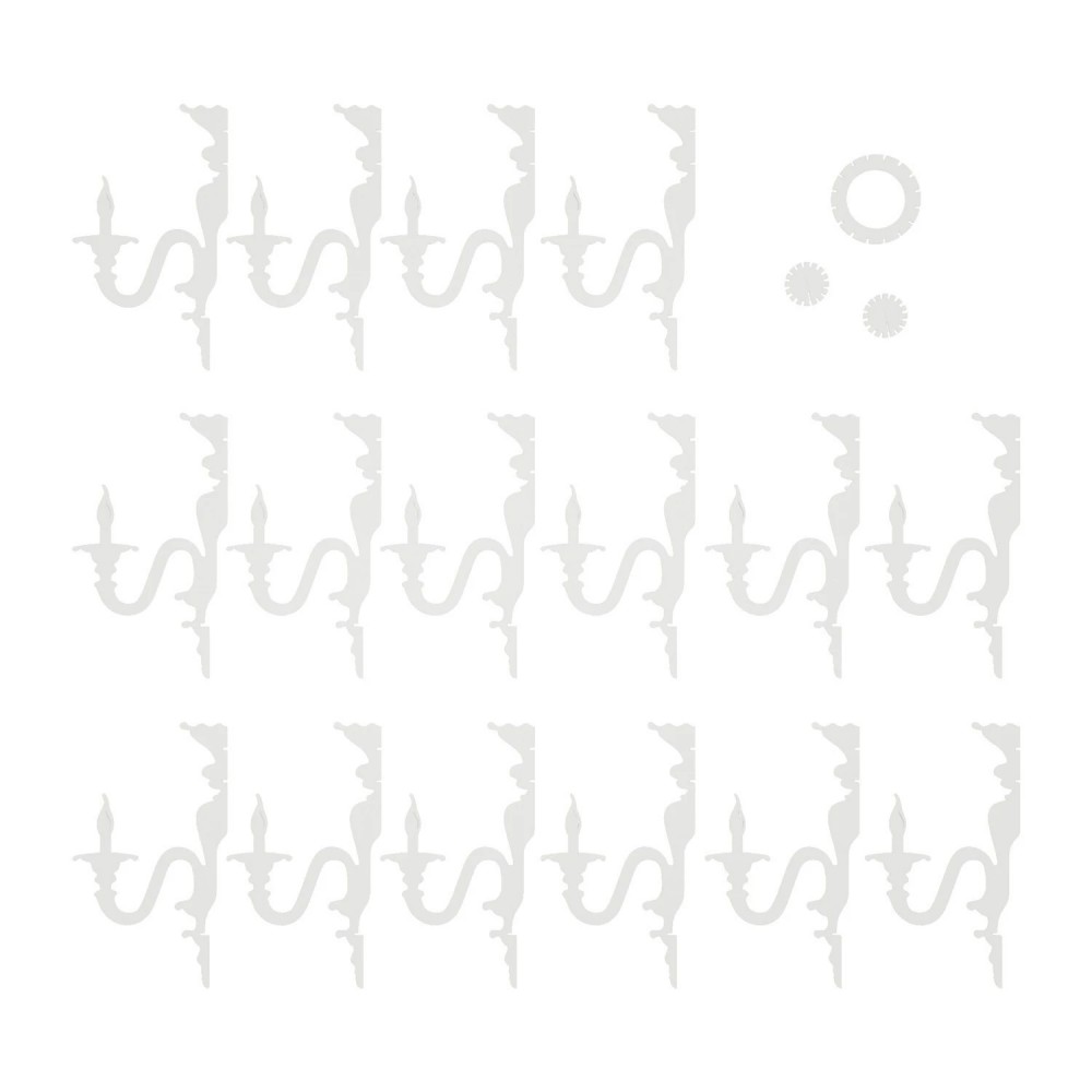 Κρεμαστό φωτιστικό με κλασικό αμπαζούρ Λευκό SHHANDELIER 