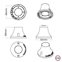 Κρεμαστό φωτιστικό με κλασικό αμπαζούρ Πορτοκαλί μελανζέ SHHANDELIER 