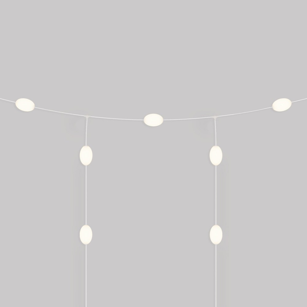 Αλυσίδα φωτισμού εξωτερικού χώρου πλέγμα με 7 σημεία φωτισμού IP67 - Marina GRID