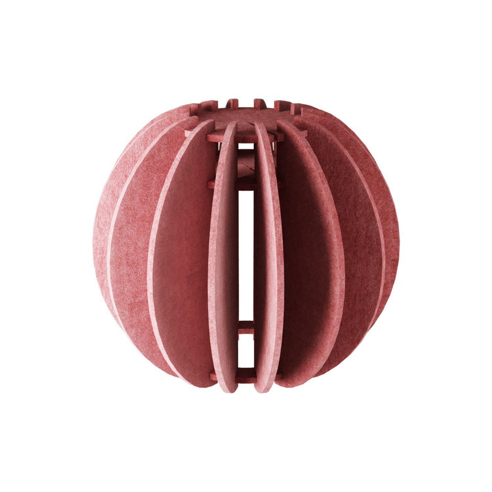 Κρεμαστό φωτιστικό με ελλειπτικό αμπαζούρ LAMPSHHADE Ροζ - Made in Italy - Creative Cables