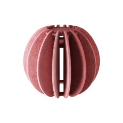 Κρεμαστό φωτιστικό με ελλειπτικό αμπαζούρ LAMPSHHADE Ροζ - Made in Italy - Creative Cables