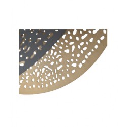 ΦΩΤΙΣΤΙΚΟ ΚΡΕΜΑΣΤΟ ΜΕΤΑΛΛΟ 1XE27 Maχ15w Φ600mm ΜΑΥΡΟ-ΧΡΥΣΟ ARTE ILLUMINA GALILEA