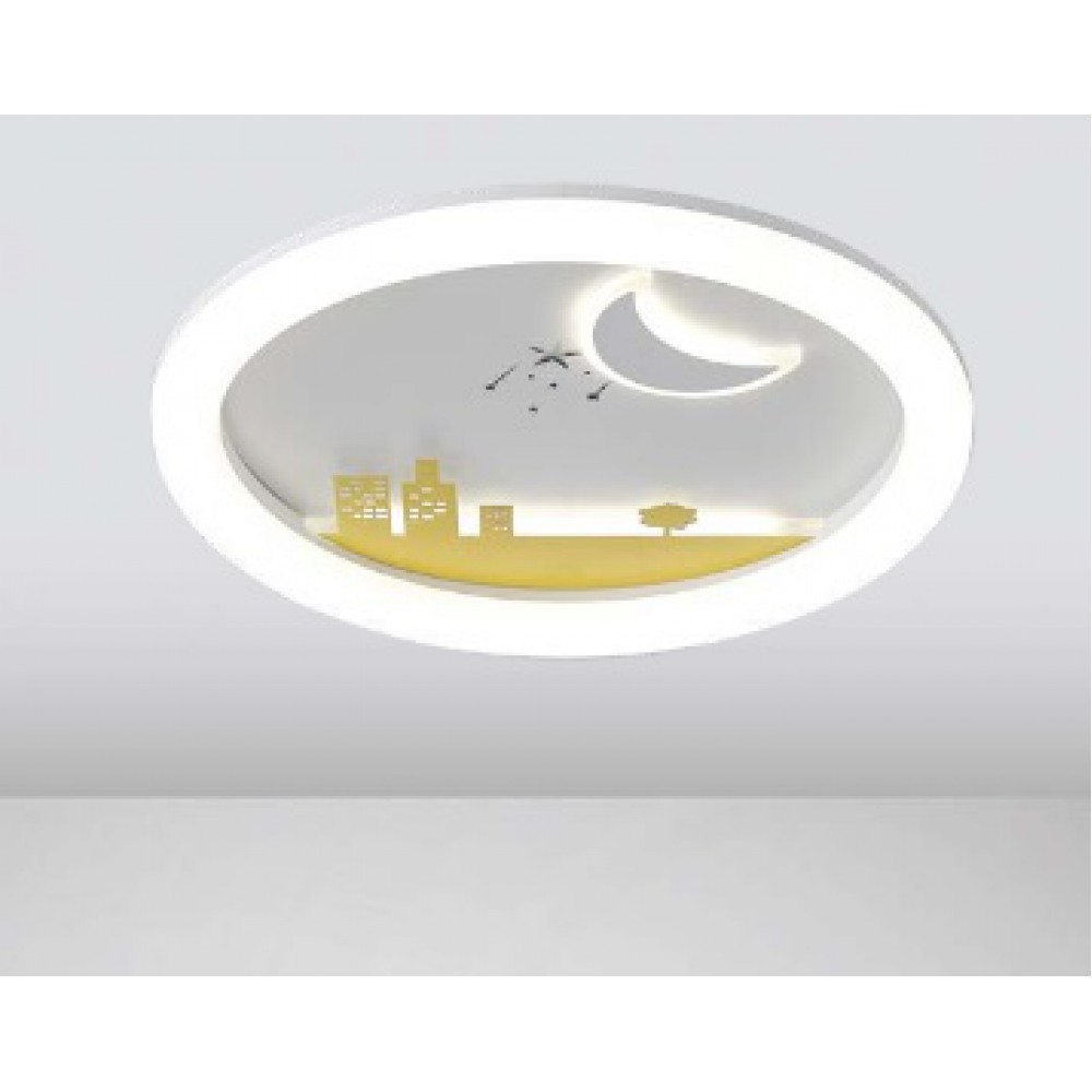 ΠΛΑΦΟΝΙΕΡΑ ΠΛΑΣΤΙΚΗ LED 60W 5940Lm 3CCT(3000-4000-6000K) Φ50 480x65mm ΛΕΥΚΟ-ΚΙΤΡΙΝΟ ARTE ILLUMINA ALEGRE