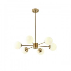 ΦΩΤΙΣΤΙΚΟ ΚΡΕΜΑΣΤΟ 6XΕ27 Max 15W 720X730mm ΛΕΥΚΟ ARTE ILLUMINA PUFF