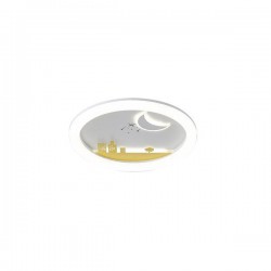 ΠΛΑΦΟΝΙΕΡΑ ΠΛΑΣΤΙΚΗ LED 60W 5940Lm 3CCT(3000-4000-6000K) Φ50 480x65mm ΛΕΥΚΟ-ΚΙΤΡΙΝΟ ARTE ILLUMINA ALEGRE