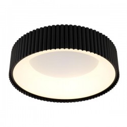 ΠΛΑΦΟΝΙΕΡΑ ΜΕΤΑΛΛΙΚΗ LED 30W 2262Lm 3000K Φ470mm ΜΑΥΡΟ ARTE ILLUMINA HALLO