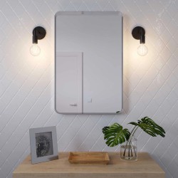 Φωτιστικό Τοίχου με λυγισμένη προέκταση Fermaluce μεταλλικό Μαύρο - Creative Cables Φωτιστικό Τοίχου με λυγισμένη προέκταση Fermaluce μεταλλικό Μαύρο - Creative Cables