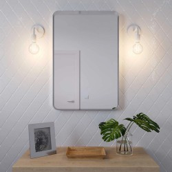 Φωτιστικό Τοίχου με λυγισμένη προέκταση Fermaluce μεταλλικό Λευκό - Creative Cables Φωτιστικό Τοίχου με λυγισμένη προέκταση Fermaluce μεταλλικό Λευκό - Creative Cables