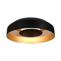 ΠΛΑΦΟΝΙΕΡΑ 20W 1482Lm 3000K Φ400mm ΜΑΥΡΟ-ΧΡΥΣΟ ARTE ILLUMINA STIGMA