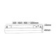 ΛΕΥΚΟ ΜΑΤ ΜΑΓΝΗΤΙΚΟ ΓΡΑΜΜΙΚΟ ΦΩΤΙΣΤΙΚΟ 48V DC 30W 4000K 2600LM 110° OSRAM RA90 L900MM