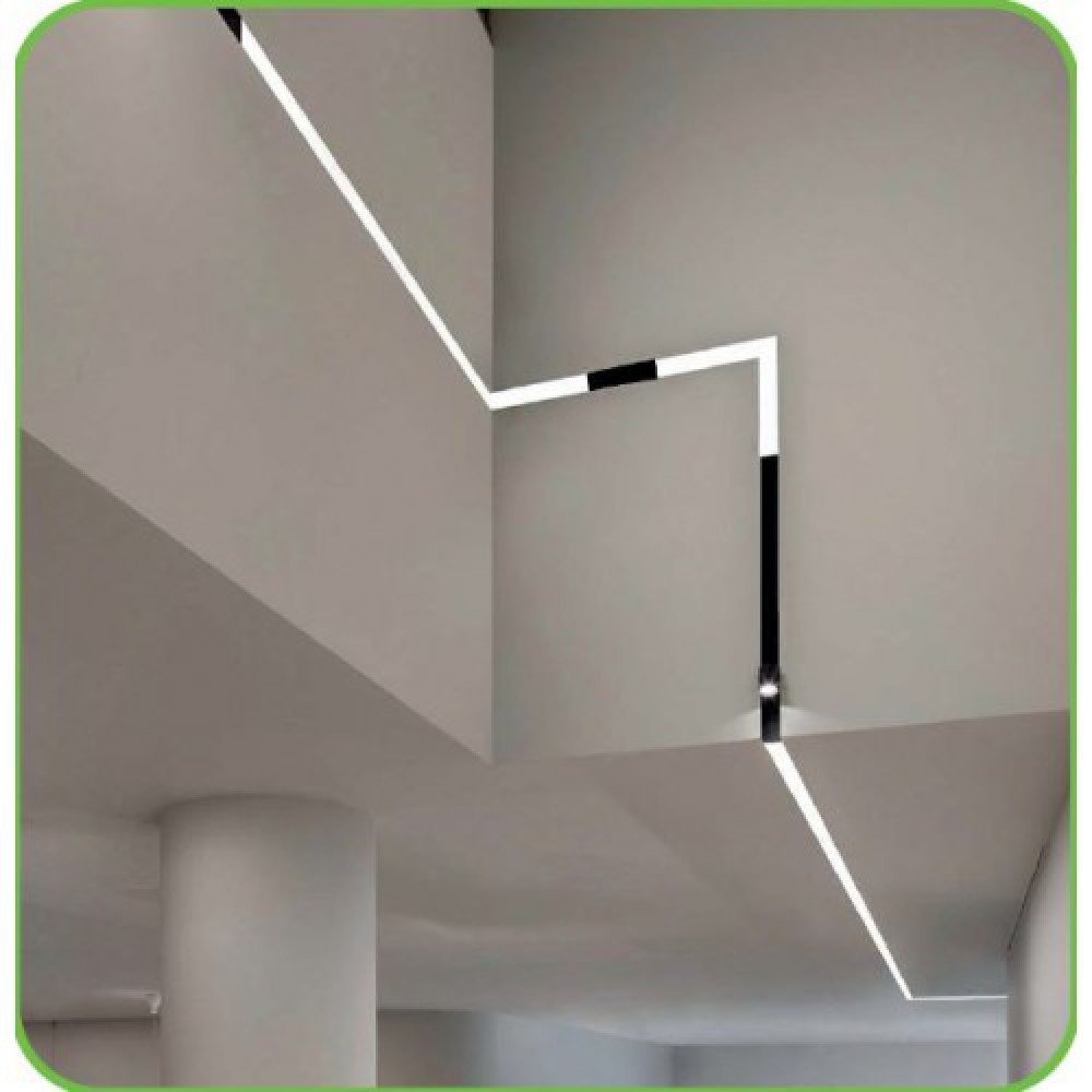 ΜΑΓΝΗΤΙΚΗ ΡΑΓΑ TRIMLESS 48V DC 3Μ ΛΕΥΚΗ ΜΑΤ