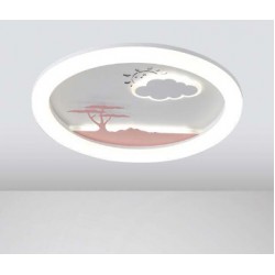 ΠΛΑΦΟΝΙΕΡΑ LED 60W Φ50 6120Lm 3000K 3CCT(3000-4000-6000K) 3000-4000-6500K 480x65mm ΛΕΥΚΟ-ΡΟΖ ARTE ILLUMINA ALEGRE