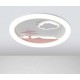 ΠΛΑΦΟΝΙΕΡΑ LED 60W Φ50 6120Lm 3000K 3CCT(3000-4000-6000K) 3000-4000-6500K 480x65mm ΛΕΥΚΟ-ΡΟΖ ARTE ILLUMINA ALEGRE