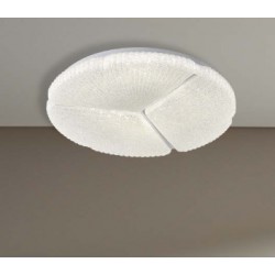 ΠΛΑΦΟΝΙΕΡΑ ΠΛΑΣΤΙΚΗ LED 60W 5700Lm 3000K 3CCT 3000-4000-6500KΦ 480x75mm ΛΕΥΚΟ ARTE ILLUMINA TRIANO