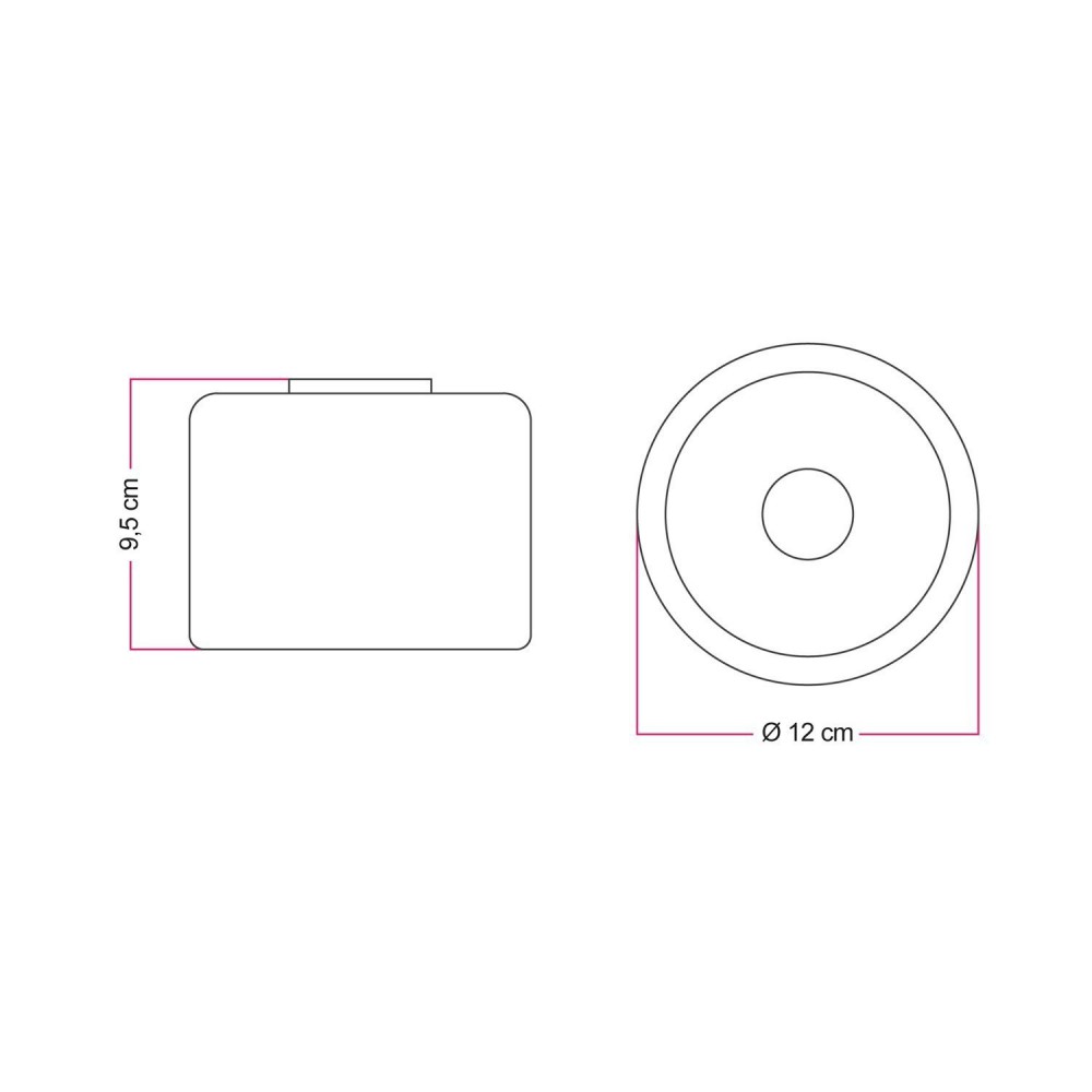 Φωτιστικό Τοίχου ή Οροφής Με Μικρή Διάφανη Λάμπα Ghost Μαύρο - Creative Cables Φωτιστικό Τοίχου ή Οροφής Με Μικρή Διάφανη Λάμπα Ghost Μαύρο - Creative Cables