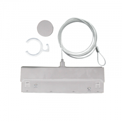 KIT ΚΡΕΜΑΣΗΣ ΓΙΑ COSMO20*W, COSMO40*W (ΛΕΥΚΟΣ ΜΑΤ ΜΑΓΝΗΤΙΚΟΣ ΑΝΤΑΠΤΟΡΑΣ+2M AΤΣΑΛΙΝΗ NTIZA ME ΚΛΙΠ)