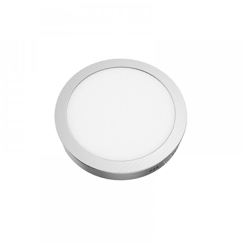 ΝΙΚΕΛ ΜΑΤ ΣΤΡΟΓΓΥΛΟ LED ΠΑΝΕΛ ΟΡΟΦΗΣ 18W 4000K 1800Lm Φ209mm 230V AC Ra80 ACA