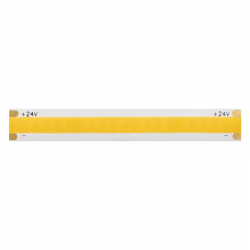 LED COB ΛΩΡΙΔΑ 24V DC 12W/M 3000K 1200LM/M IP66 SHRINK TUBE 8mm Ra80 480LEDS/M 5M REEL 3YRS ACA