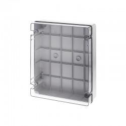 380X300X120 SURF BOX TRANSARENT LID IP65 ACA