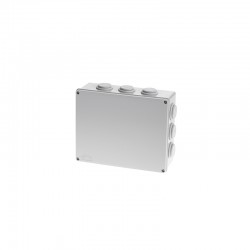 240X190X90 SURF BOX 12 STEPPED GLANDS IP54 ACA