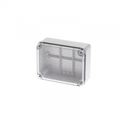 190X140X75 SURF BOX TRANSARENT LID IP65 ACA