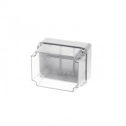 190X140X140 SURF BOX TRANSARENT LID IP65 ACA