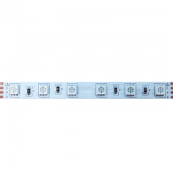 ΛΩΡΙΔΑ LED 5M 14.4W/M 24V DC IP20 RGB 10mm ACA