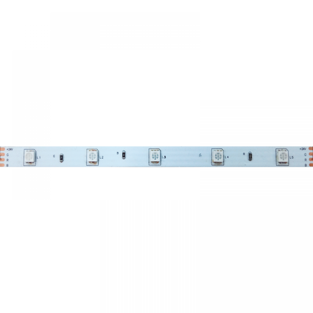 ΛΩΡΙΔΑ LED 5M 7.2W/M 24V DC IP20 RGB 10mm ACA