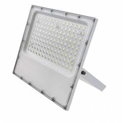LED SMD WHITE FLOOD LUMINAIRE IP65 100W 6000K 12000Lm 100-277V AC RA80 IK08 5YRS BREATHING VALVE ACA